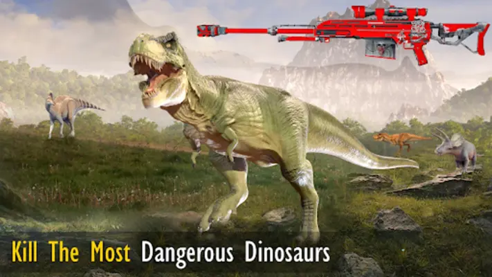 Real Dino Deadly Hunting Game android App screenshot 0